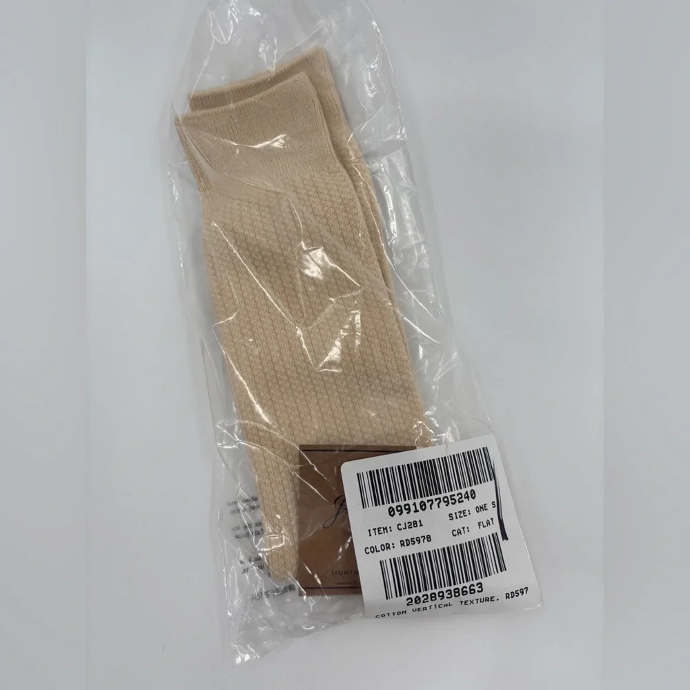 J.Crew Washed texture-stripe socks Pale Sun